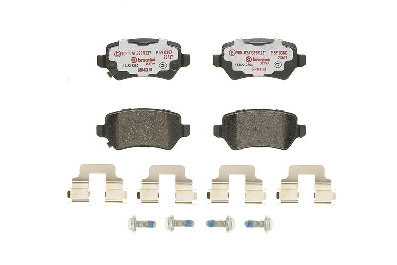 BREMBO Bremsbelagsatz, Scheibenbremse BREMBO XTRA LINE