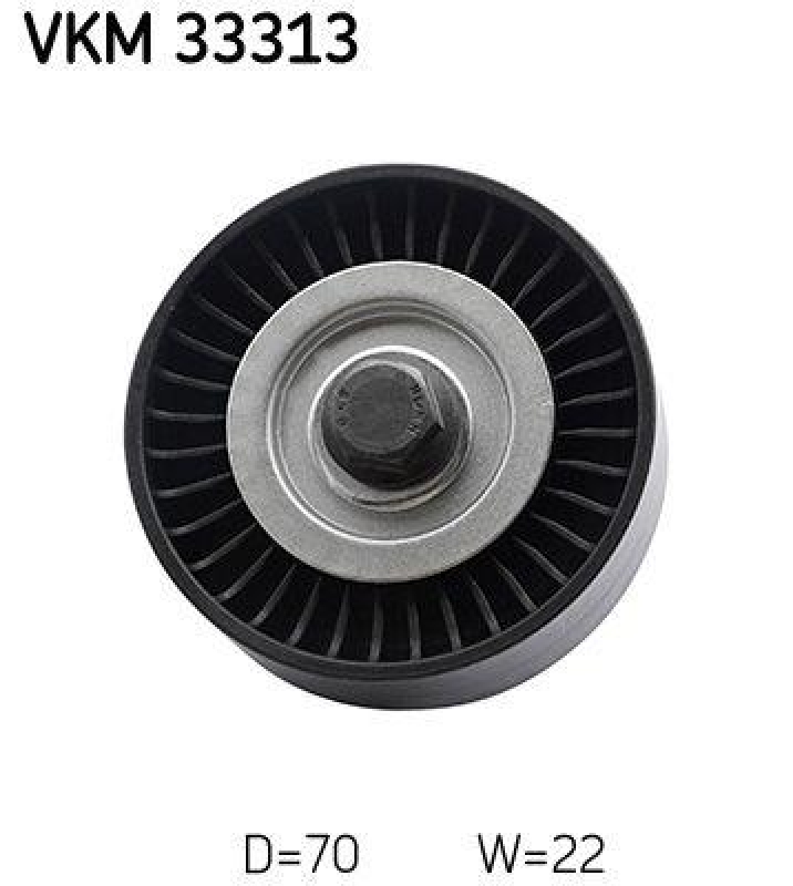 SKF Umlenk-/Führungsrolle, Keilrippenriemen VKM 33313