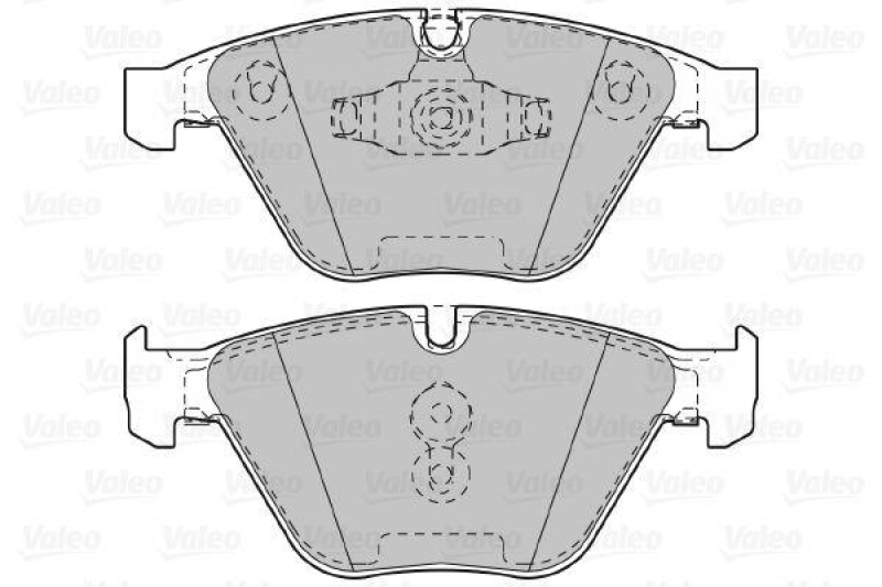 VALEO Bremsbelagsatz, Scheibenbremse 601027