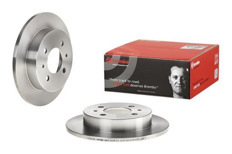 2x BREMBO Bremsscheibe PRIME LINE