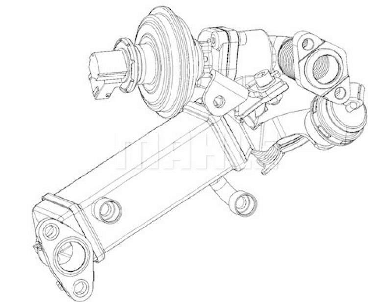 MAHLE Cooler, exhaust gas recirculation PREMIUM LINE