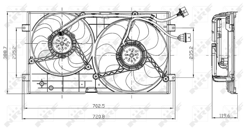 NRF Fan, engine cooling