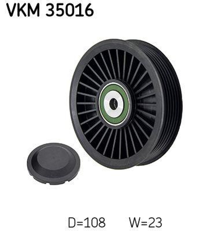 SKF Umlenk-/Führungsrolle, Keilrippenriemen VKM 35016