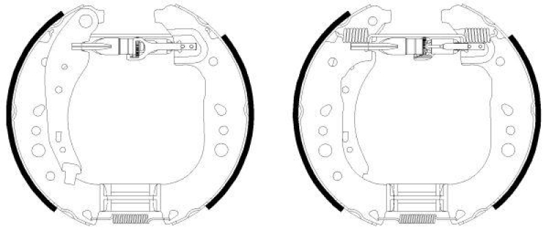 TEXTAR Bremsbackensatz Shoe Kit Pro