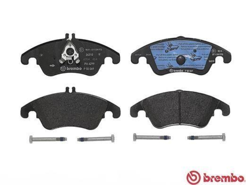 BREMBO Brake Pad Set, disc brake PRIME LINE