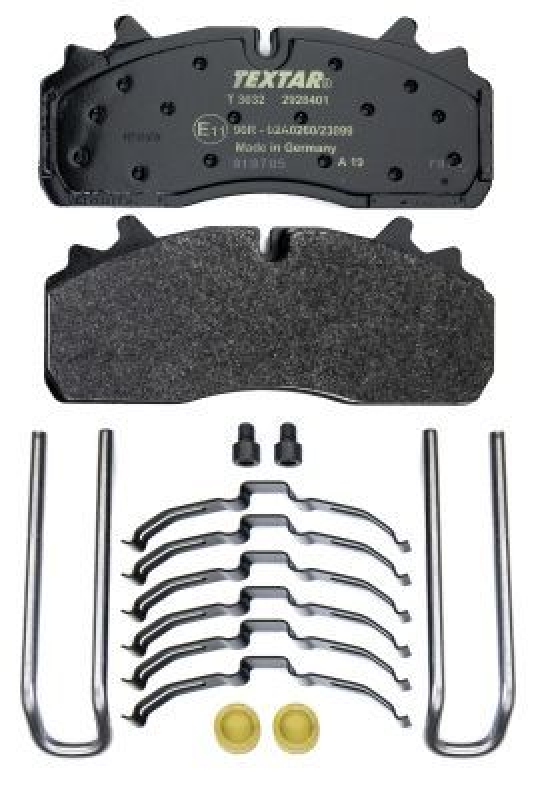 TEXTAR Brake Pad Set, disc brake Lightweight Technology