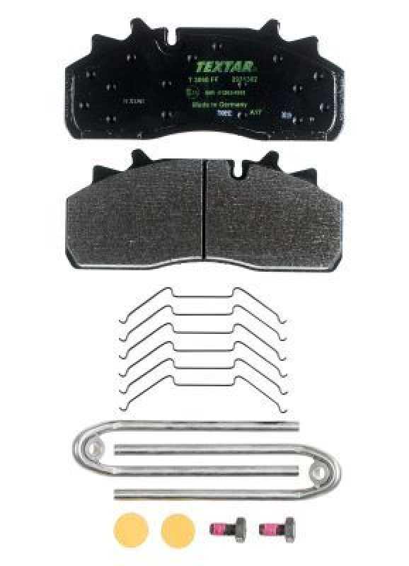 TEXTAR Bremsbelagsatz, Scheibenbremse Lightweight Technology 2931302