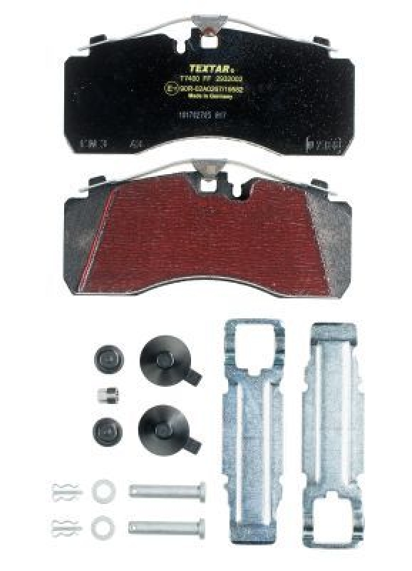 TEXTAR Bremsbelagsatz, Scheibenbremse 2932002