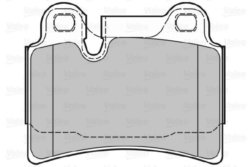 VALEO Brake Pad Set, disc brake