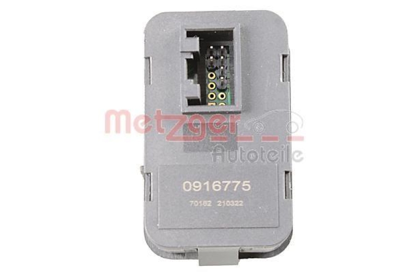 METZGER Switch, window regulator