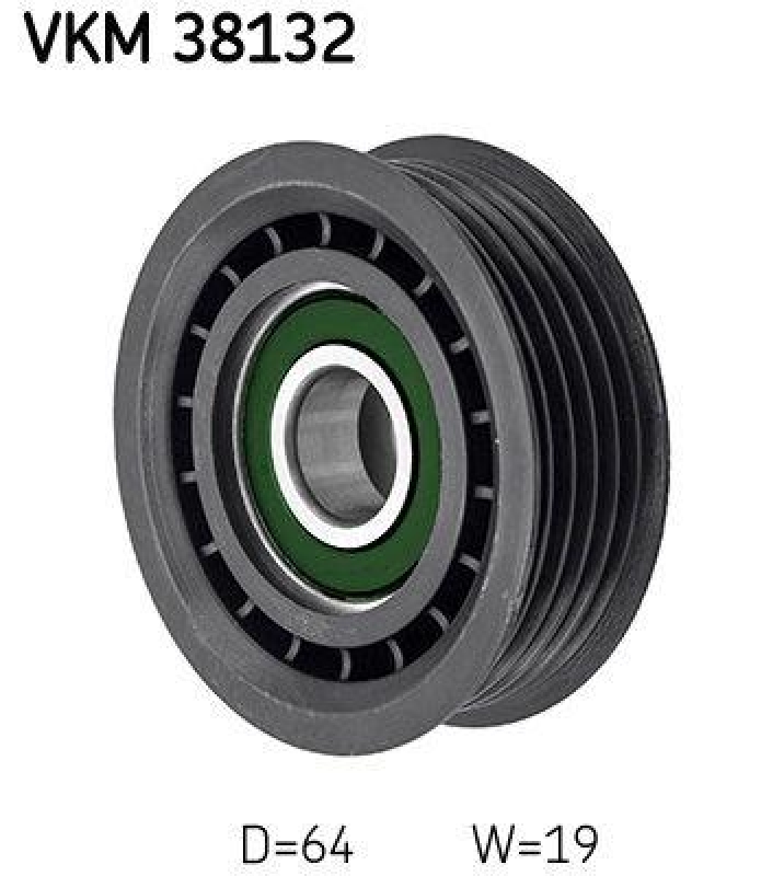 SKF Umlenk-/Führungsrolle, Keilrippenriemen VKM 38132