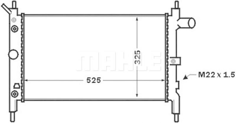 MAHLE Kühler, Motorkühlung BEHR