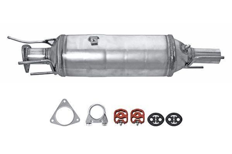 HELLA Ruß-/Partikelfilter, Abgasanlage Easy2Fit – PARTNERED with Faurecia 8LH 366 080-021