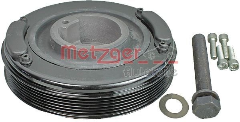 METZGER Riemenscheibe, Kurbelwelle KIT + 6400001