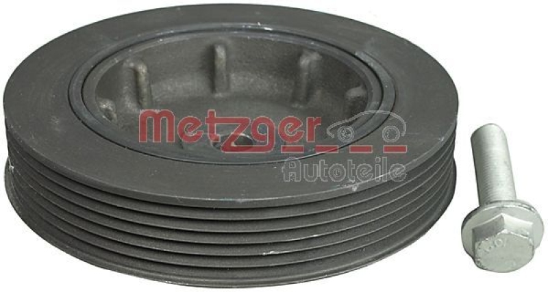 METZGER Riemenscheibe, Kurbelwelle KIT + 6400006
