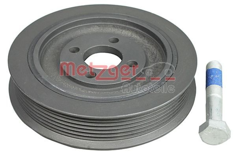 METZGER Riemenscheibe, Kurbelwelle KIT + 6400007