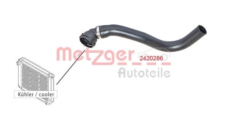 METZGER Radiator Hose