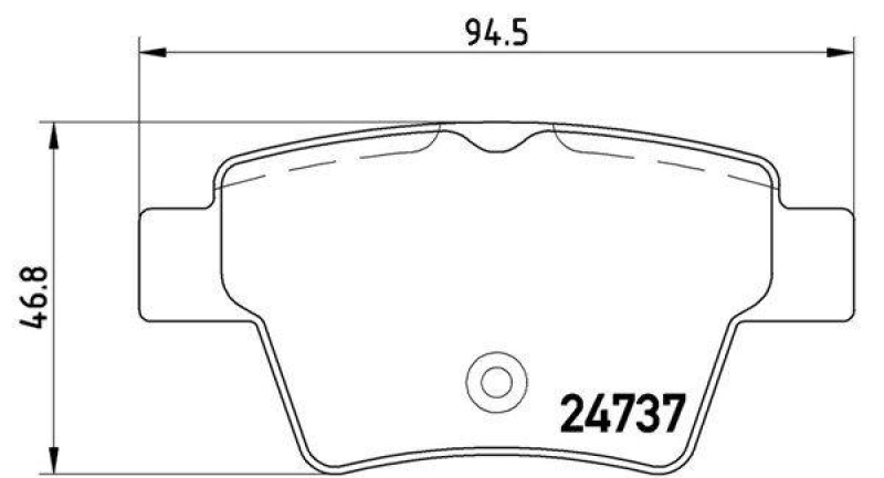 MAGNETI MARELLI Bremsbelagsatz, Scheibenbremse 363700461100