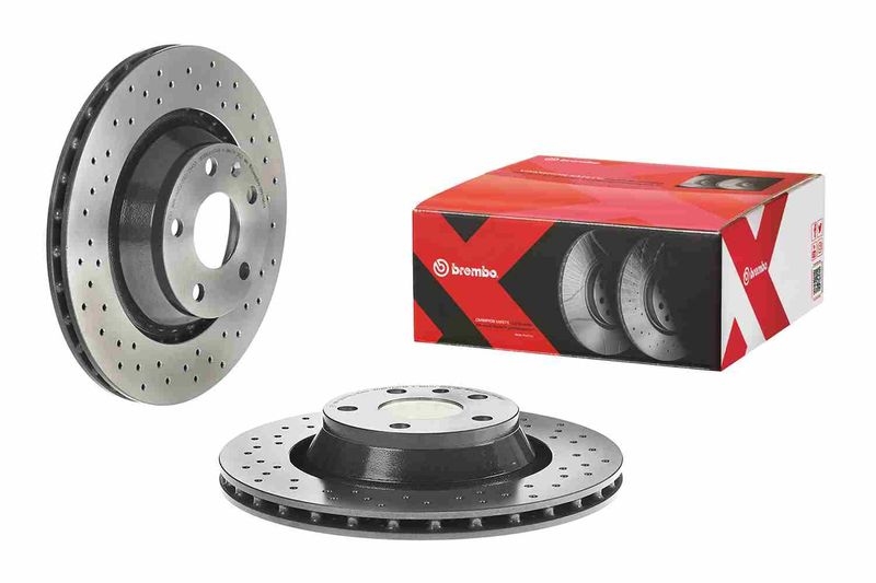 2x BREMBO Bremsscheibe XTRA LINE - Xtra