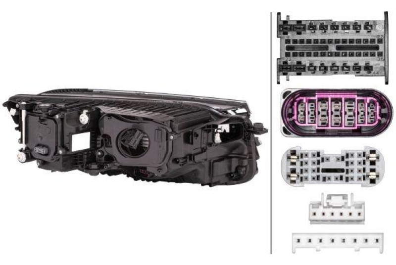 1x Hella Hauptscheinwerfer LED Links passend für VW Touareg CR7 3.0 TDI TSI 1EX 013 143-271