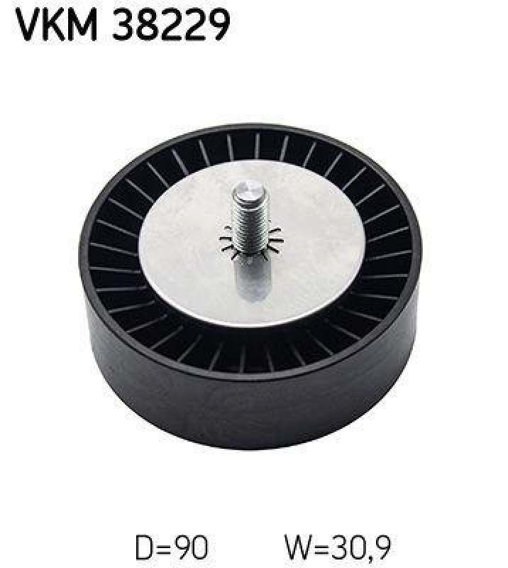 SKF Umlenk-/Führungsrolle, Keilrippenriemen VKM 38229