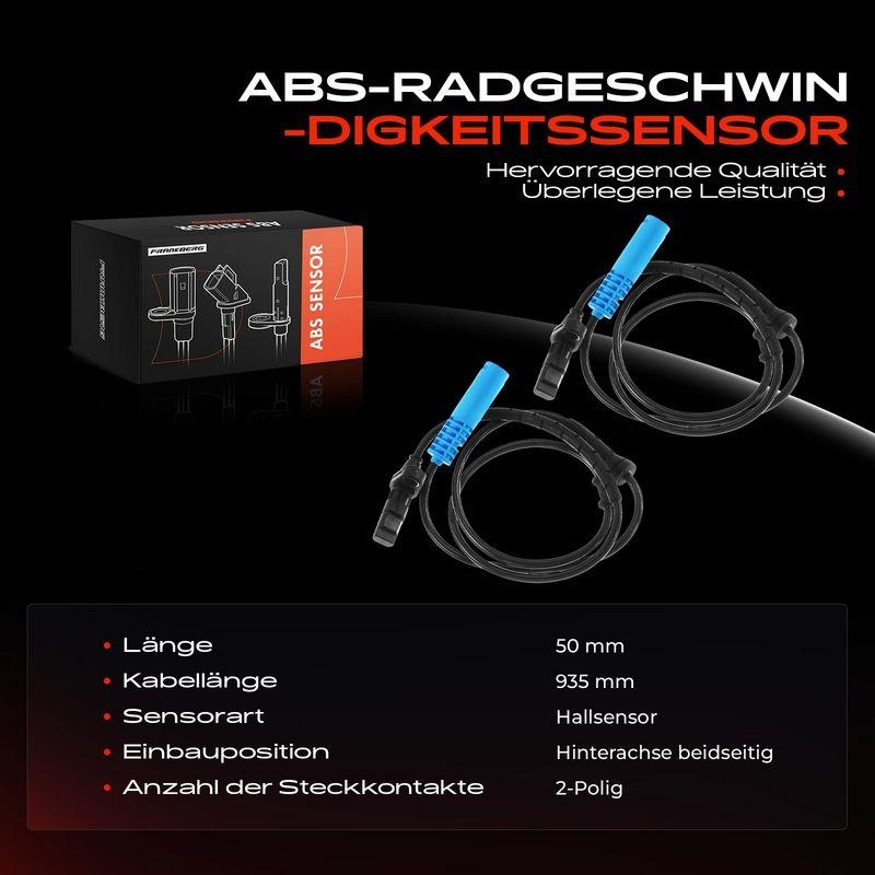 2x Frankberg ABS Sensor Hinten 5481FB0062317