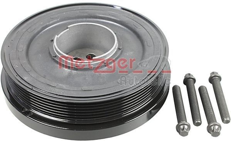 METZGER Riemenscheibe, Kurbelwelle KIT + 6400029