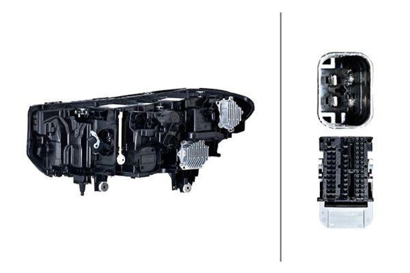Hella Hauptscheinwerfer LED rechts passend für BMW 6 Gran 620 xDrive 640 630 G32