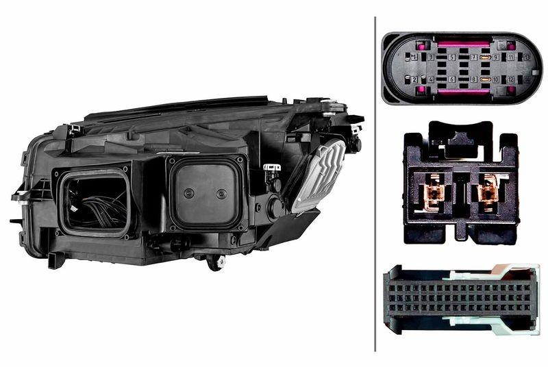 1x Hella Hauptscheinwerfer LED Rechts passend für Mercedes X253 250 350 43 S+