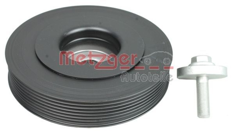 METZGER Riemenscheibe, Kurbelwelle KIT + 6400039