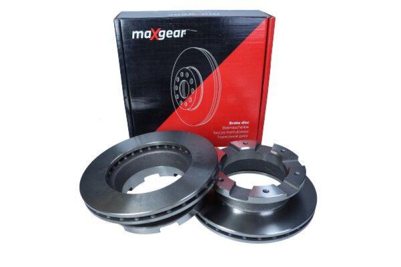 2x MAXGEAR Bremsscheibe 19-2808