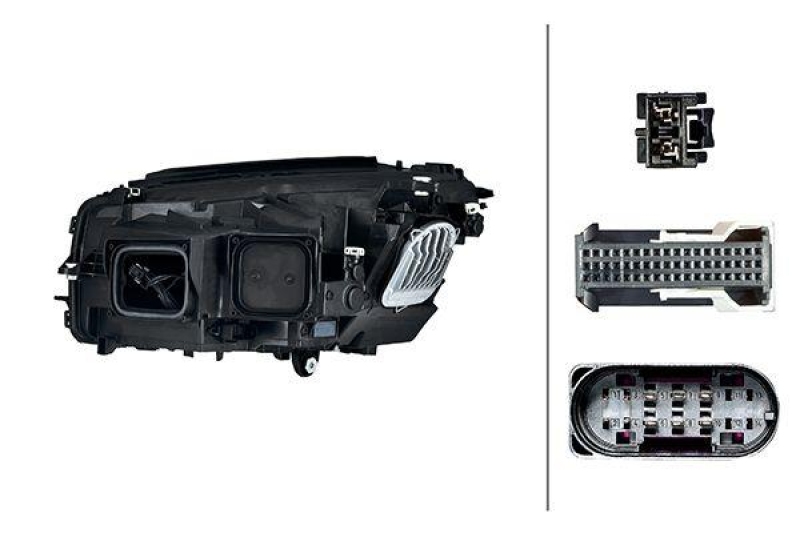 1x Hella Hauptscheinwerfer LED Rechts passend für Mercedes X253 250 350 43 S+