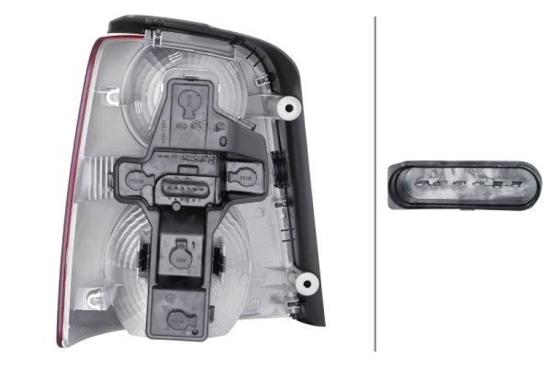HELLA Heckleuchte Rücklicht 2SK 009 477-061
