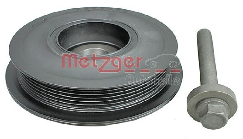 METZGER Riemenscheibe, Kurbelwelle KIT + 6400042