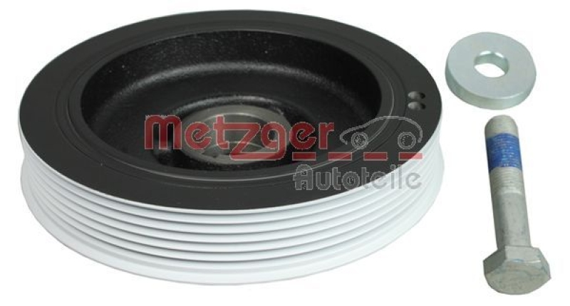 METZGER Riemenscheibe, Kurbelwelle KIT + 6400044