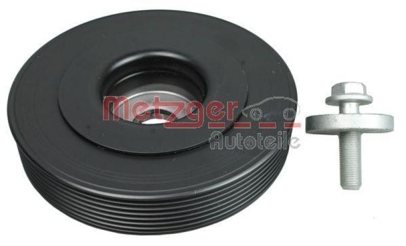 METZGER Riemenscheibe, Kurbelwelle KIT + 6400045