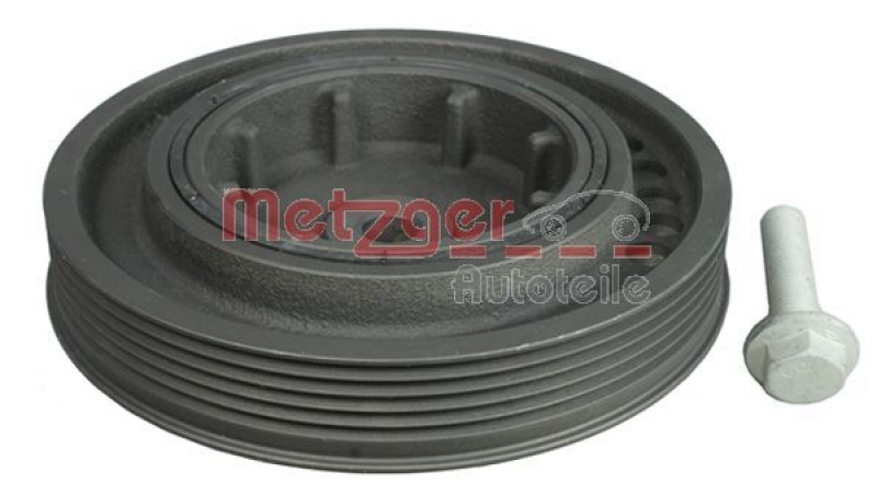 METZGER Riemenscheibe, Kurbelwelle KIT + 6400048