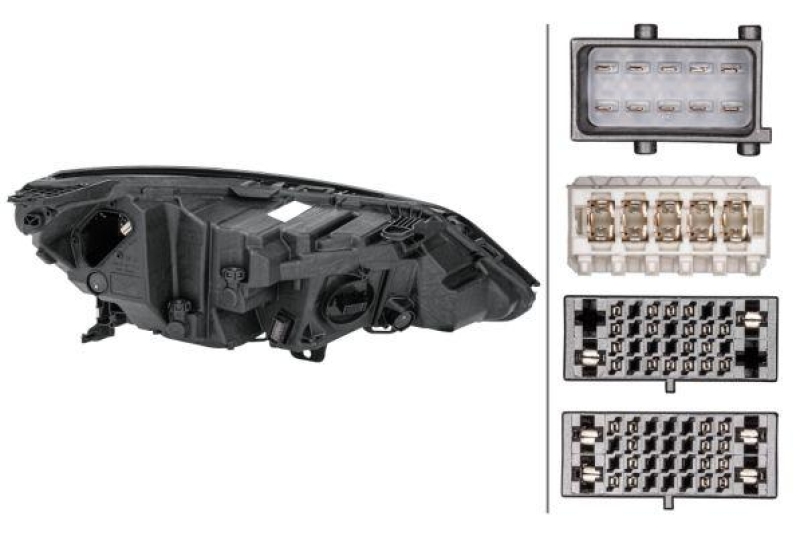 1x Hella Hauptscheinwerfer LED Links passend für Opel Astra K 1.4 1.6 BiTurbo 1EX 354 829-211