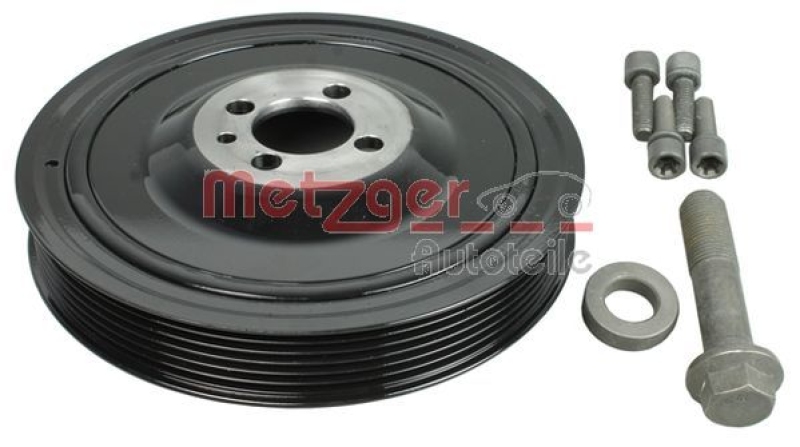 METZGER Riemenscheibe, Kurbelwelle KIT + 6400056