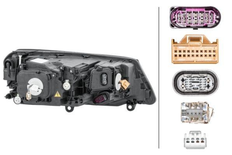 1x Hella Bi-Xenon Hauptscheinwerfer D3S LED Links passend für VW Touareg 7P5 3.0
