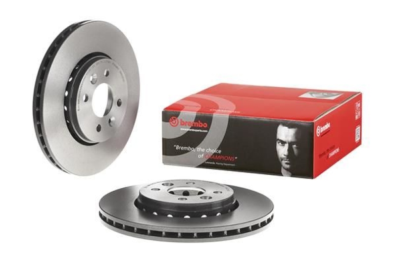 2x BREMBO Bremsscheibe PRIME LINE - UV Coated