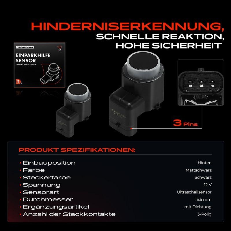 2x Frankberg Sensor, Einparkhilfe 5481FB0029527