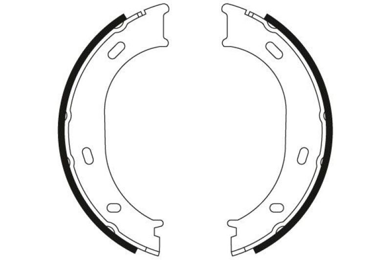 TRW Bremsbackensatz, Feststellbremse GS8433