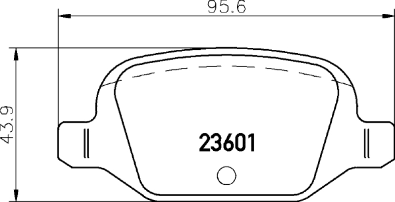 HELLA Brake Pad Set, disc brake