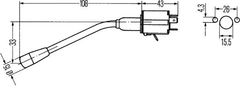 HELLA Direction Indicator Switch