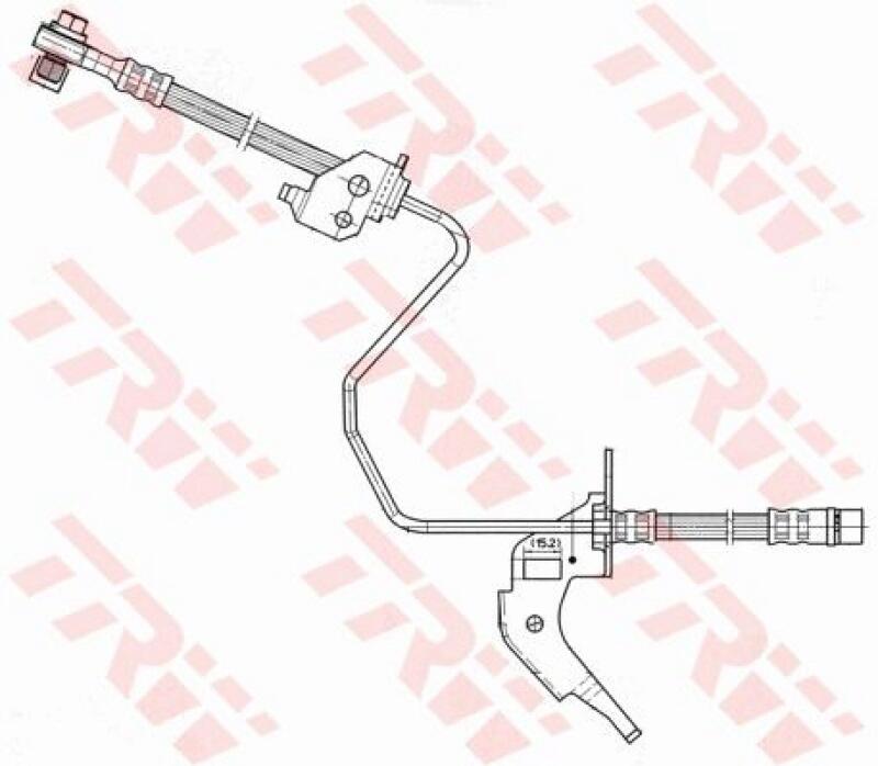 TRW Bremsschlauch PHD566