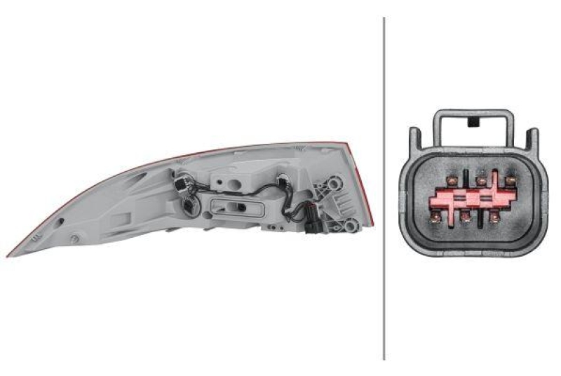 HELLA Heckleuchte 2SK354868-041