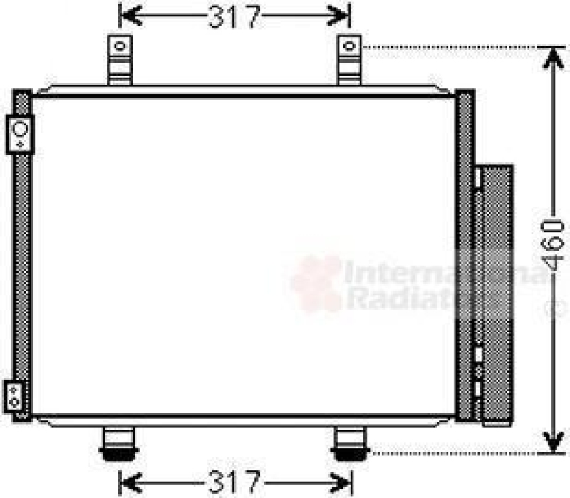 VAN WEZEL Kondensator, Klimaanlage 52005133