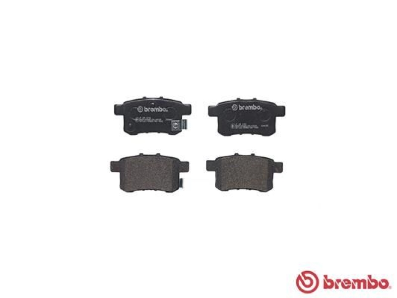 BREMBO Brake Pad Set, disc brake PRIME LINE