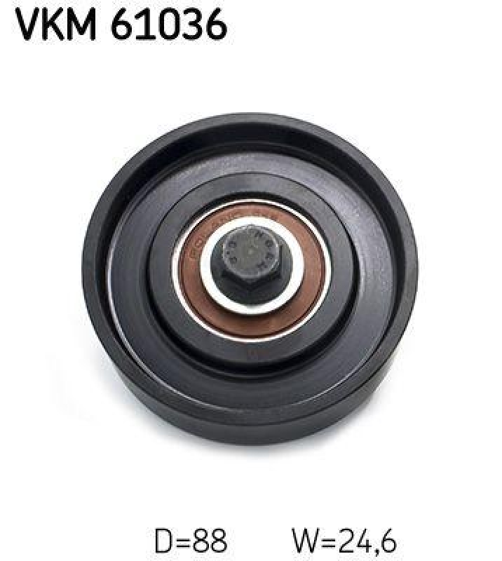 SKF Umlenk-/Führungsrolle, Keilrippenriemen VKM 61036